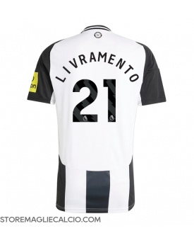 Newcastle United Tino Livramento #21 Maglia Gara Casa Repliche 2024-25 Maniche Corte